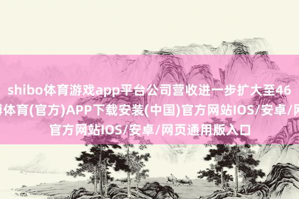 shibo体育游戏app平台公司营收进一步扩大至462.86亿元-世博体育(官方)APP下载安装(中国)官方网站IOS/安卓/网页通用版入口