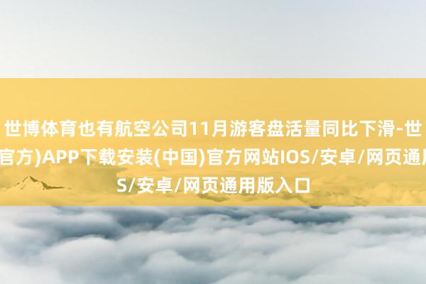世博体育也有航空公司11月游客盘活量同比下滑-世博体育(官方)APP下载安装(中国)官方网站IOS/安卓/网页通用版入口