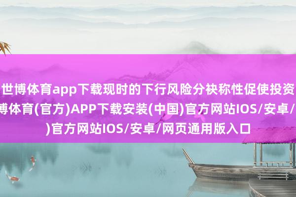 世博体育app下载现时的下行风险分袂称性促使投资者对冲投资-世博体育(官方)APP下载安装(中国)官方网站IOS/安卓/网页通用版入口