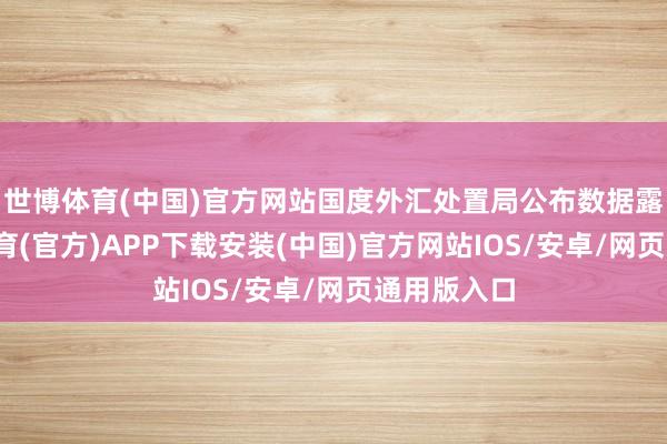 世博体育(中国)官方网站国度外汇处置局公布数据露馅-世博体育(官方)APP下载安装(中国)官方网站IOS/安卓/网页通用版入口
